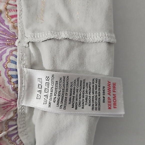 Disney Animation Collectio Swimsuit 1- piece Size 5 Tommy Bahama sea shell skirt - Picture 13 of 17